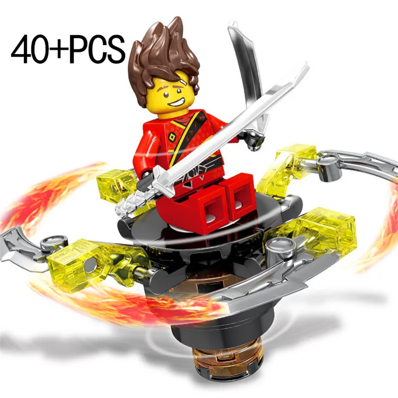 

114pcs DIY Beyblade Launcher Building Blocks Compatible Legoingly Technic Part Spinning Top Educational Toys for children Boy