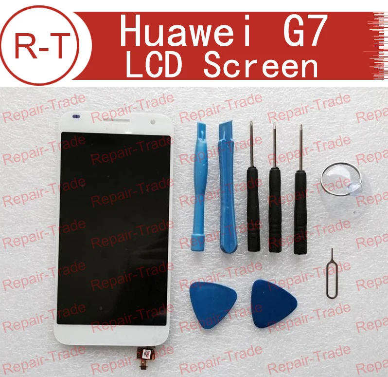 For Huawei Ascend G7 LCD Display Screen Replacement With Touch Screen Glass Replacement For Huawei G7 Mobile Phone Free Shipping