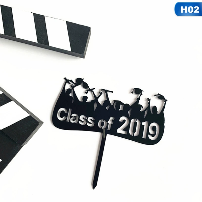 1 шт. новинка 2019 колпачки для диплома выпускного акриловая упаковка торта