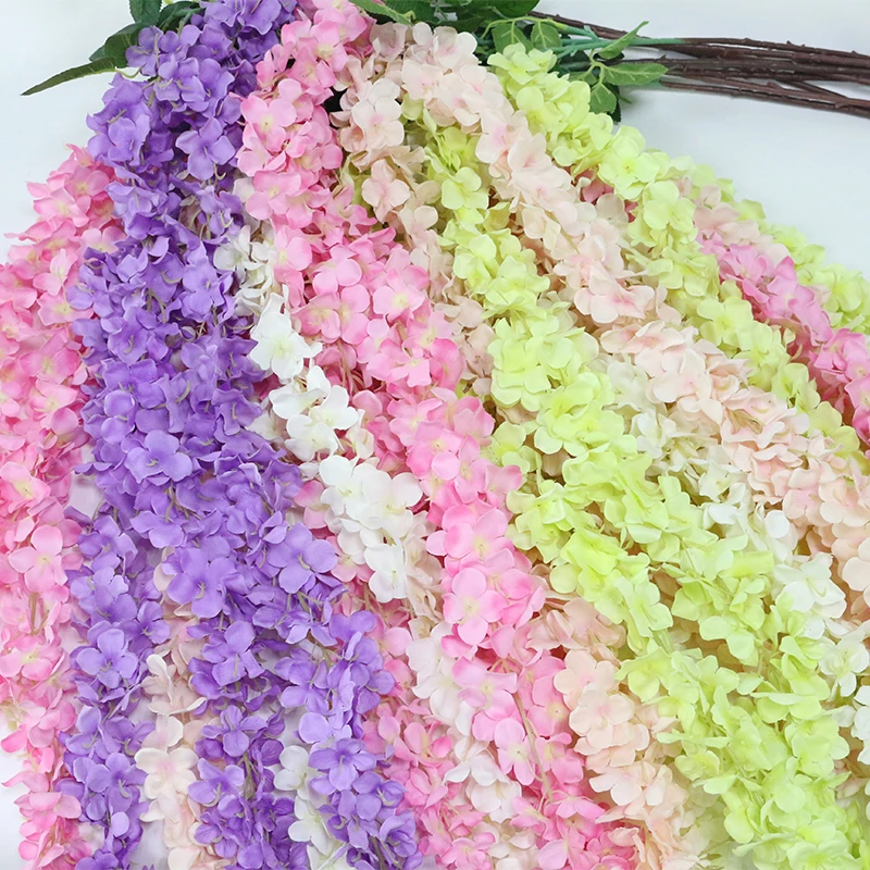 JAROWN Artificial Wisteria Wedding Decorations Flower Vines Silk Flowers For Wedding Home Party DIY Decor Accessories (11)