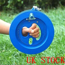 16 см змей катушка намотки огонь колеса 100 м струны летающие ручки Инструмент витая струна линия открытый круглый синий захват для воздушного змея аксессуары