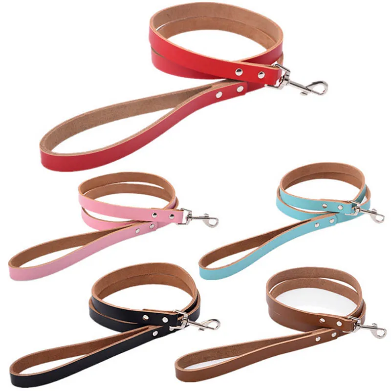 Buy 2017 Good Quality Leather Pet Leashes Luxury