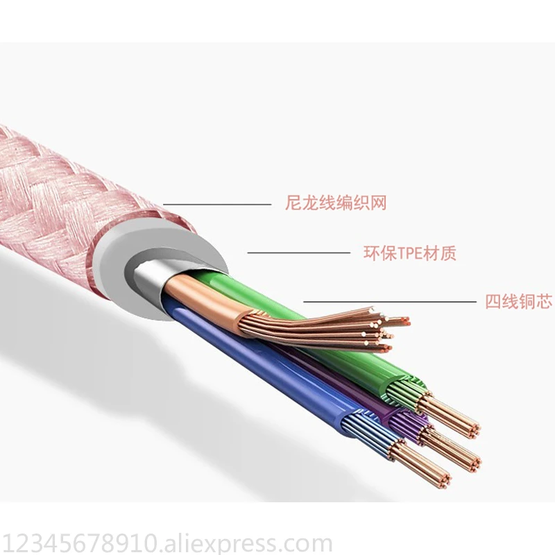 Usb نوع C كابل usb للهاتف المحمول شحن كوت شاحن يو اس بي الهاتف كابل لسامسونج غالاكسي S9 هواوي زميله 20 Xiaomi redmi note 7
