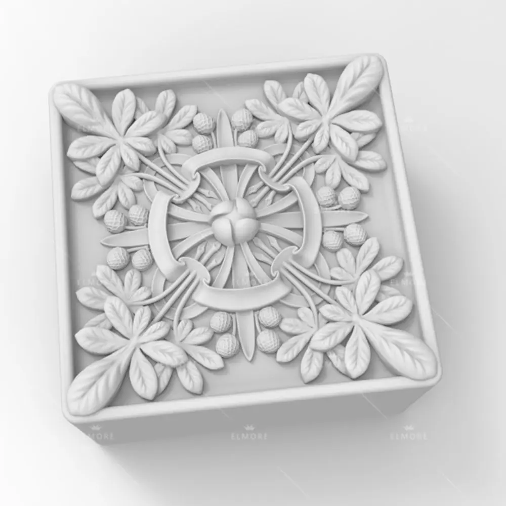 

Grainrain Soap Mold Silicone Craft Square Flower Soap Making Mould DIY Candle Resin Mold