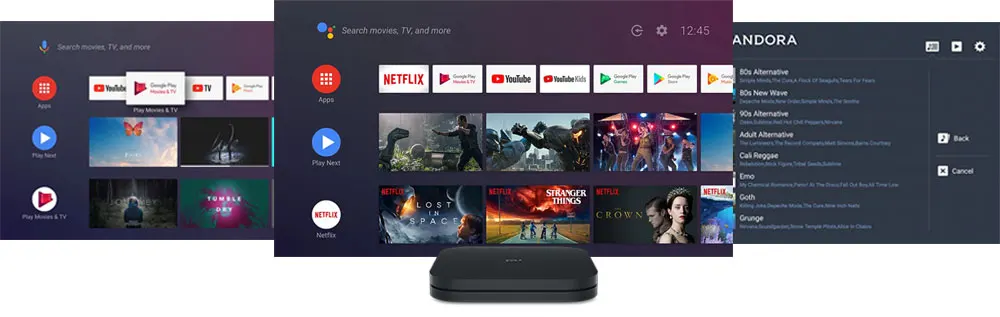 Xiaomi mi tv Box S глобальная версия 4K HDR Android tv Box HD 2G 8G wifi mi Box Google Cast Netflix телеприставка медиа плеер 1000Mbp