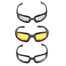 3x мотоциклетные пылезащитные очки для верховой езды дымовые прозрачные желтые мягкие удобные ПВХ ветрозащитные противотуманные очки