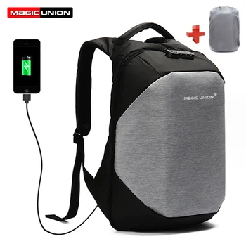 

MAGIC UNION Brand Design Men's Travel Bag Man Swiss Backpack Polyester Bags Waterproof Anti Theft Backpack Laptop Backpacks Men