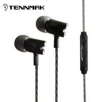 TENNMAK 800 고음질 이어폰 세라믹 이어폰 이어 버드 마이크 및 원격