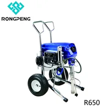 Rongpeng безвоздушный распылитель краски машина R650 бесщеточный DC аналог Электрический Ultra MaxII 1095 с распылителем 0,02" и 30 М шланг