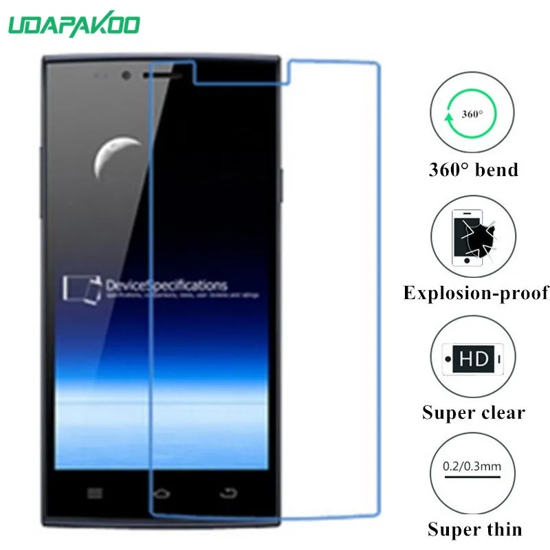 

udapakoo clear Tempered (soft glass) film for THL T6S Nano Explosion-proof glass Screen Protector