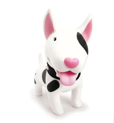 Роскошная собачья копилка, мультяшная собачка, фигурки, Artware PU Huskies, копилка, кожаная Детская копилка, подарок на день рождения - Цвет: Apple