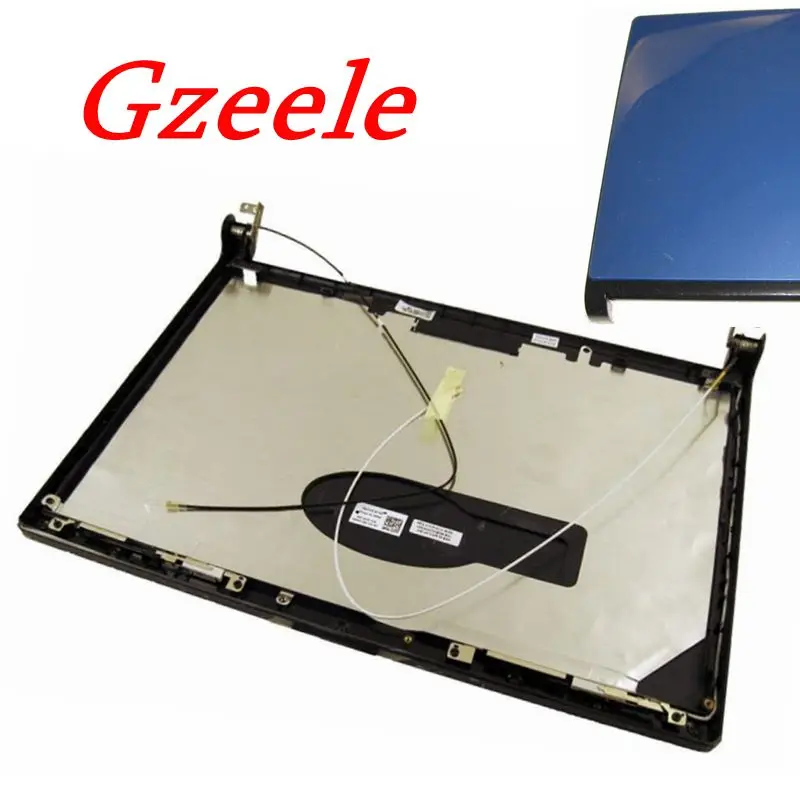 

GZEELE NEW 13.3'' A Shell for Dell Inspiron 1318 LCD Back Cover F205H Blue Lid with Hinges top case