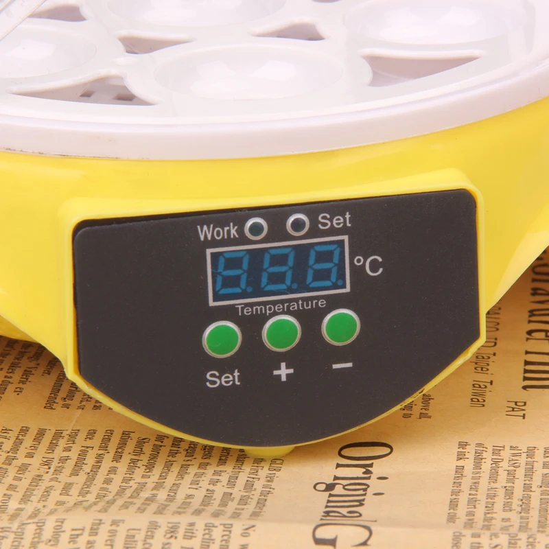 Mini 7 Eggs Incubator Poultry Incubator Brooder Digital Temperature Hatchery Egg Incubator Chicken Duck Bird Pigeon UK/US Plug Mini 7 Eggs Incubator Poultry Incubator Brooder Digital Temperature Hatchery Egg Incubator Chicken Duck Bird Pigeon UK/US Plug