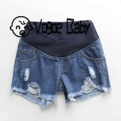 Беременным шорты Одежда для беременных женские шорты летние джинсовые штаны с низкой талией свободные штаны для беременных женщин 4829