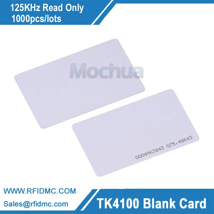125KHZ RFID Card EM4100 CARD proximity card 125KHz fit for Access Control Time Attendance--1000pcs/lot | Безопасность и защита