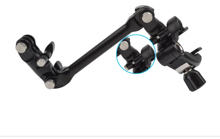 Clamp Clip Mount Self Sticks Flex Jaws Music guitar Arm for GoPro Hero 13 12 DJI OSMO Action Camera Insta360 Accessories