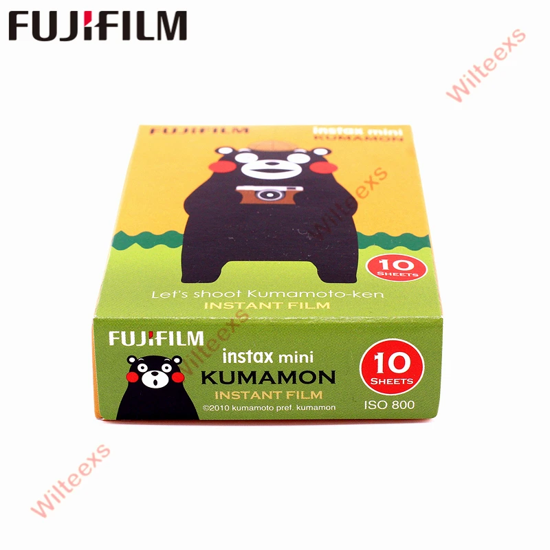 Оригинальная пленка Fujifilm Fuji Instax Mini 8 KUMAMON kumamoto 10 листов для мгновенных камер 7 9 50 s 90