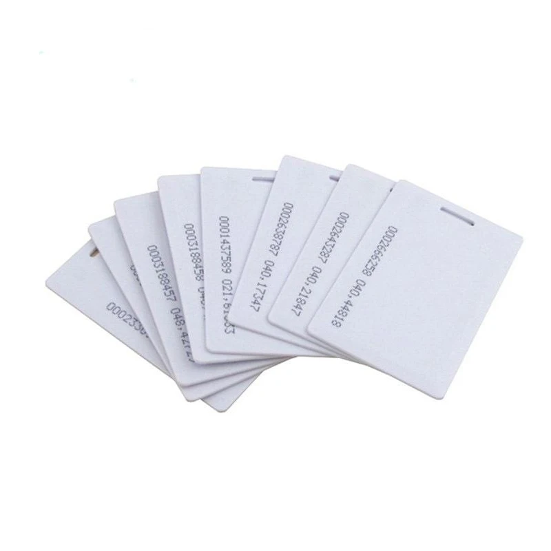 

5pcs/10pcs RFID 1.8mm EM4100 Tk4100 125khz Access Control Card Sticker Key Fob Token Ring Proximity Chip Not Rewriteable ID Card