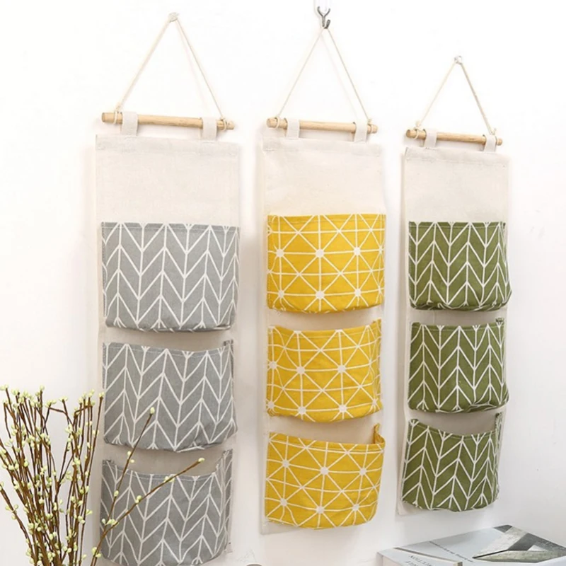

1PC Creative Organizer Toys Container Decor Pouch Hanging Storage Bag Waterproof Hanging Pocket