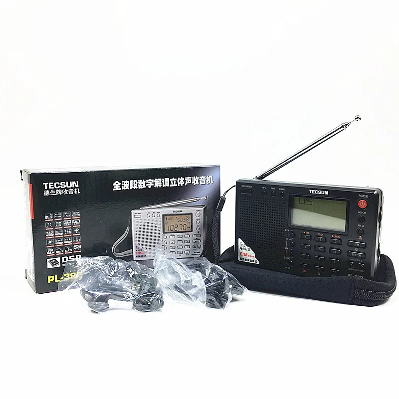 Tecsun портативный цифровой радиоприемник PL380 FM стерео/LW/SW/MW приемник DSP Nice|dsp receiver|radio
