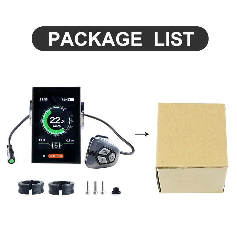 Excellent Hot Sale Bafang DPC18 Colorful Display BBS Mid kit Central Motor 16