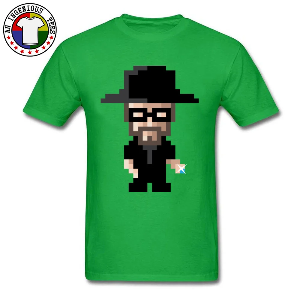 Slim Fit Men T Shirt Crewneck Short Sleeve 100% Cotton Heisenberg 1 T Shirt Leisure Tshirts Wholesale Heisenberg 1  green