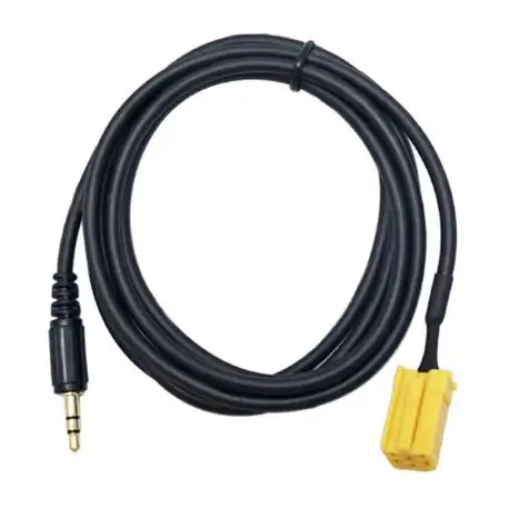

3.5mm Stereo Aux Audio Input Wire Cable Adapter Car Accessories 1.5m