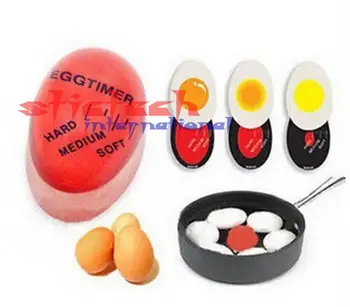 

DHL 500pcs Egg Timer Kitchen Supplies Egg Perfect Color Changing Perfect Boiled Eggs Cooking Helper Timer