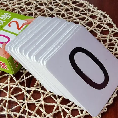 

Preschool Figure Cards Maths toys Recognition Number Counting tool for children