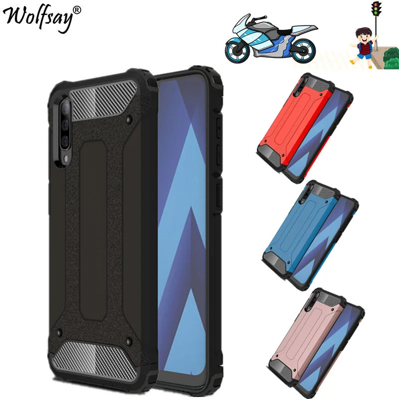 

For Case Samsung Galaxy A50 Case Samsung A50 TPU+PC Shockproof Shell Hybrid Armor Full Cover For Samsung Galaxy A50 Phone Case