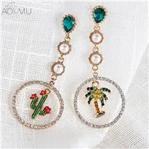 AOMU-925-Silver-Pin-Asymmetry-Enamel-Crystal-Pearl-Dangle-Earrings-Cactus-Coconut-Tree-Circle-Pendientes-Long.jpg_640x640_