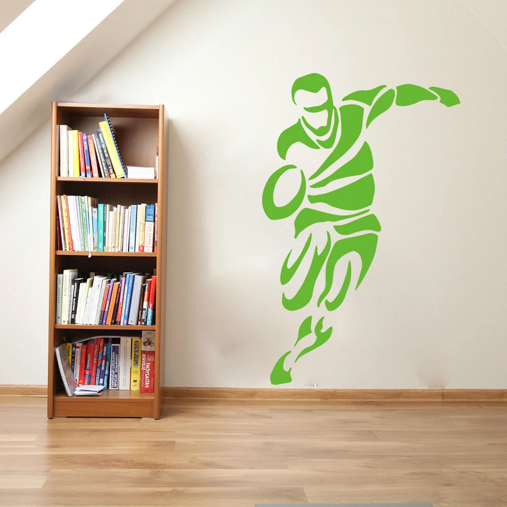 Rugby Player Stylish Vinyl Decal Sport Transfer RA60 Sport Wall Sticker Rugby Player Stylish Vinyl Decal Sport Transfer RA60 Sport Wall Sticker