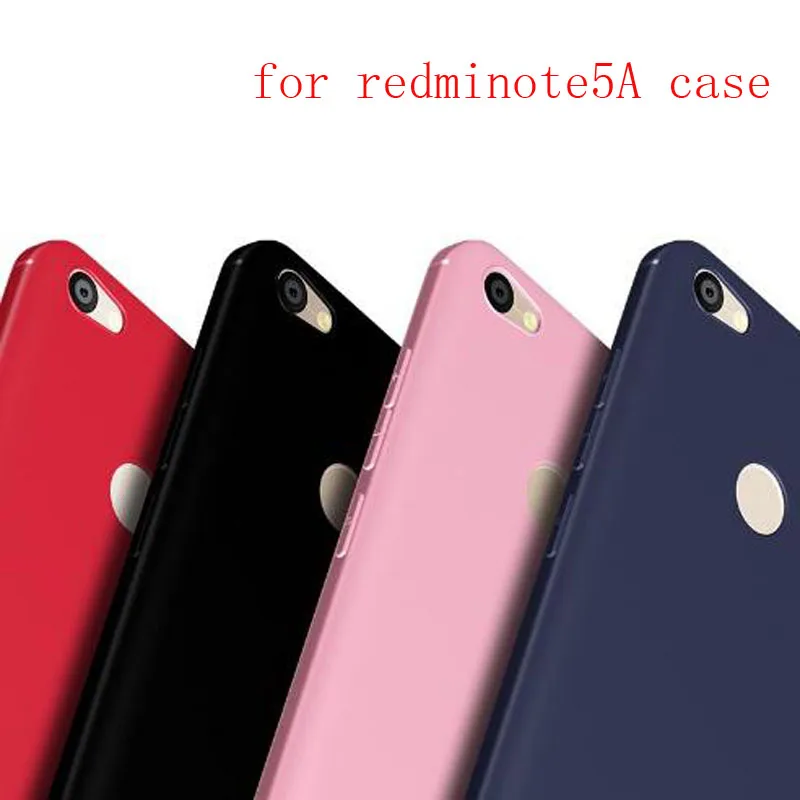 

for case for xiaomi redmi note 5a silicone cover 5.5" Soft TPU case for xiaomi redmi note 5A prime Matte surface Anti-fingerprin