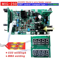 New CO2 MIG 250 Build-in Wire Feeder Compact Type IGBT Welding Machine Control Plate PCB Circuit Board AC220V 1