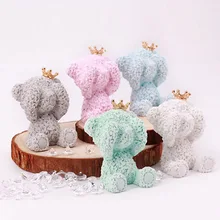 Креативное украшение для автомобиля, диатомит, милая Корона, медведь, прекрасный плюшевый автомобиль, украшения, духи, украшение для автомобиля, аксессуары для интерьера