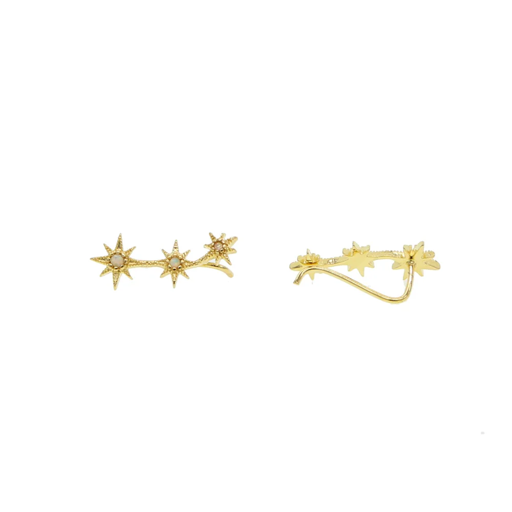 cute jewelry delicate girl women ear stud tiny cz flower delicate 925 sterling silver opal cz stud minimalist flower earring