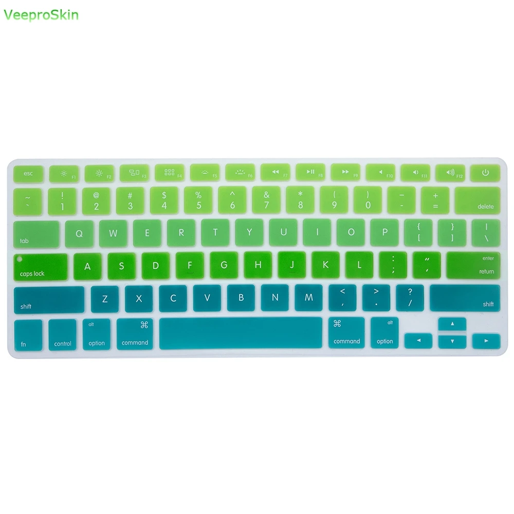 Для Macbook Air Pro Retina 13 15 Usa Version 100 шт./лот оптовая продажа силиконовая клавиатура с