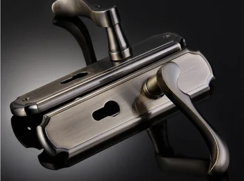 

Quiet interior door handle lock minimalist bedroom door lock wood door bathroom