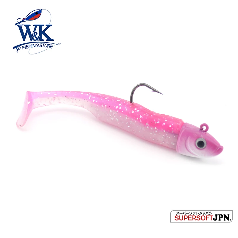 Горячая 4," Swing Shad 30 г плавающая приманка для морской рыбалки Zander Walleye приманка 2 шт. джиг-голова и мягкая виниловая Приманка Черный Гольян приманка