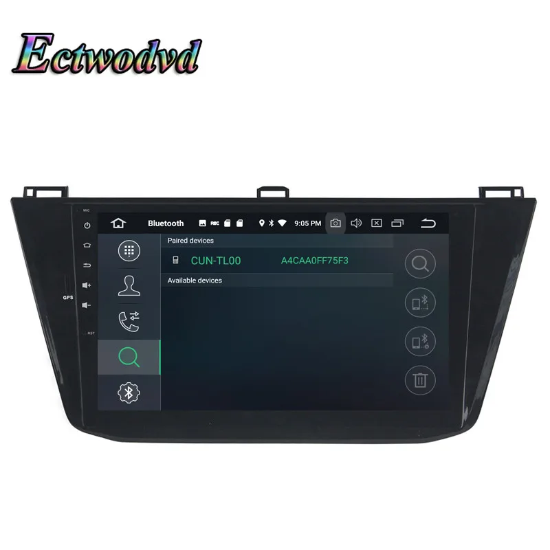 Cheap Ectwodvd 4G RAM 32G ROM Octa Core Android 8.0/8.1 Car DVD for Volkswagen Tiguan 2016 2017 2018- Radio Stereo Play GPS Navigation 10