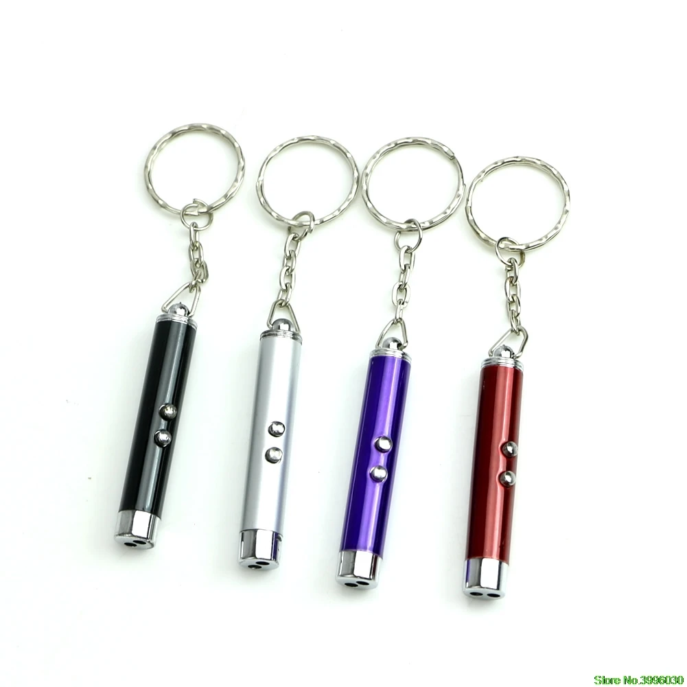 

1PC Mini Multi-function 2 In1 Red Laser Pointer Pen With White LED Light