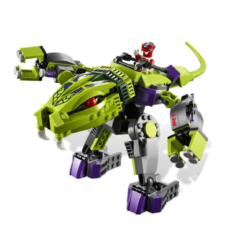 

255pcs Compatible With lego Ninjago Fangpyre Mech Snake Kendo armor Feng-Suei 9755 Model Building Blocks Toys Bricks Collection