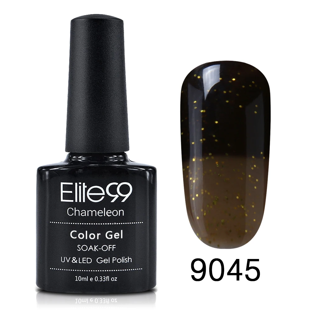 Elite99, 10 мл, Гель-лак для ногтей, меняющий температуру, 100 цветов, Термальный, меняющий цвет, УФ/светодиодный, нужен Гель-лак для ногтей - Цвет: 9045