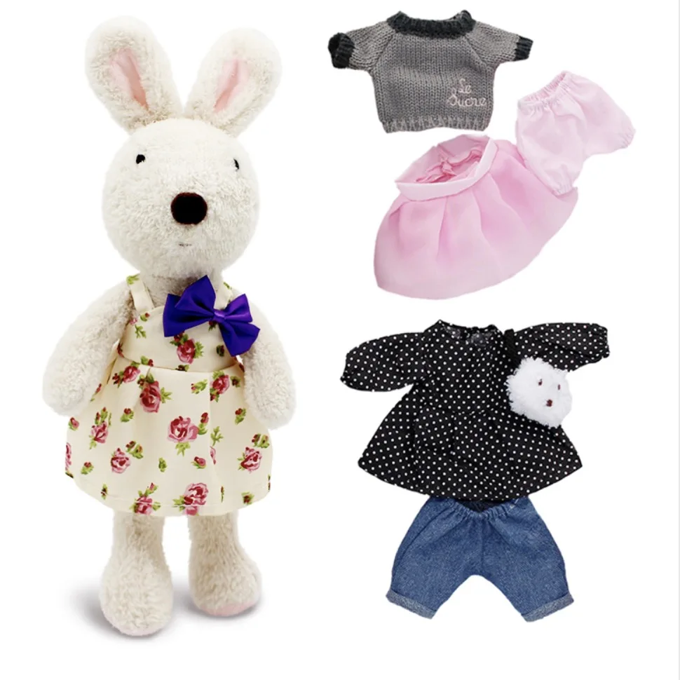 2018 new Kawaii bunny rabbit plush doll & stuffed toys hobbies for children girls stuffed kids toys birthday present 2018 new Kawaii bunny rabbit plush doll & stuffed toys hobbies for children girls stuffed kids toys birthday present