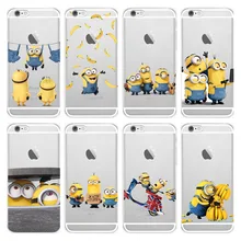 

Cute Funny Cartoon Despicable Me Yellow Minion Soft Silicone TPU Case Cover For iPhone 6 6S 7 8 Plus 5 5S SE X Xs Max Xr Coque