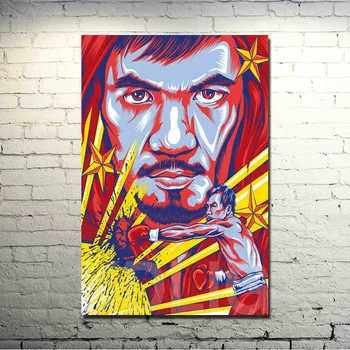 

Manny Pacquiao Super Boxer Star Art Silk Fabric Poster Print 13x20 24x36 inches Boxing Sport Pictures For Living Room Decor 007