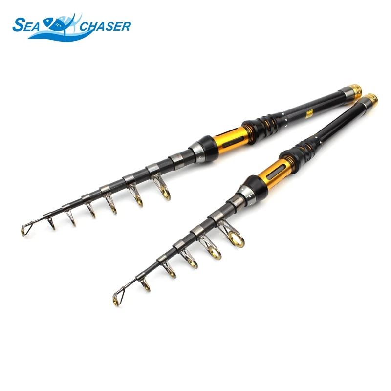 Travel Fishing Rod 1.5m 1.8m 2.1m 2.4m 2.7m 3.0m Spinning Fishing Rod MH Hard Telescopic Fishing