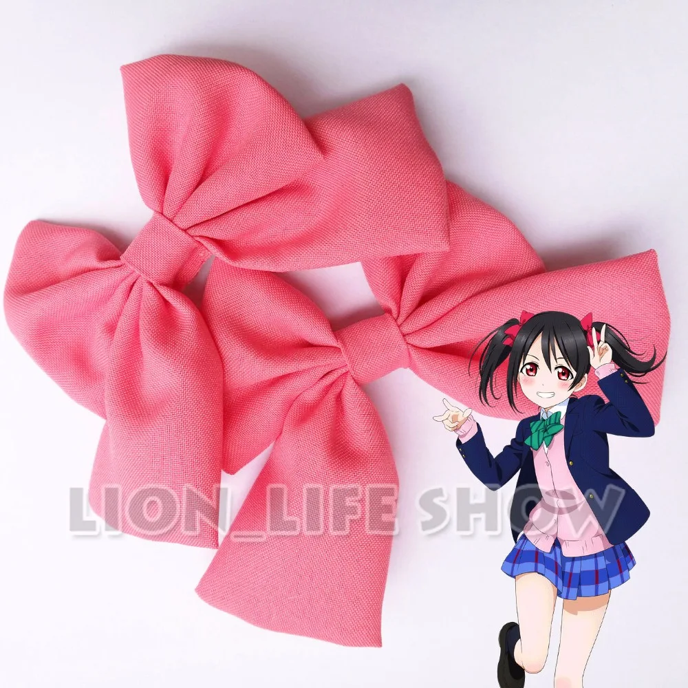 Lovelive Love Live Nico Yazawa красный галстук бабочка головной убор заколка для волос