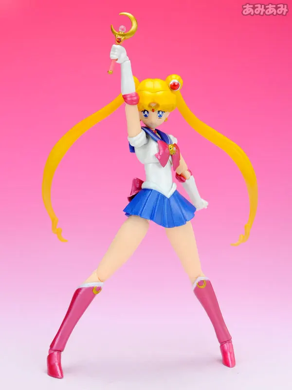 Японское аниме "Pretty Guardian Sailor Moon" Оригинальная фигурка BANDAI Tamashii нация СВЧ/S. H. Figuarts-Сейлор Мун