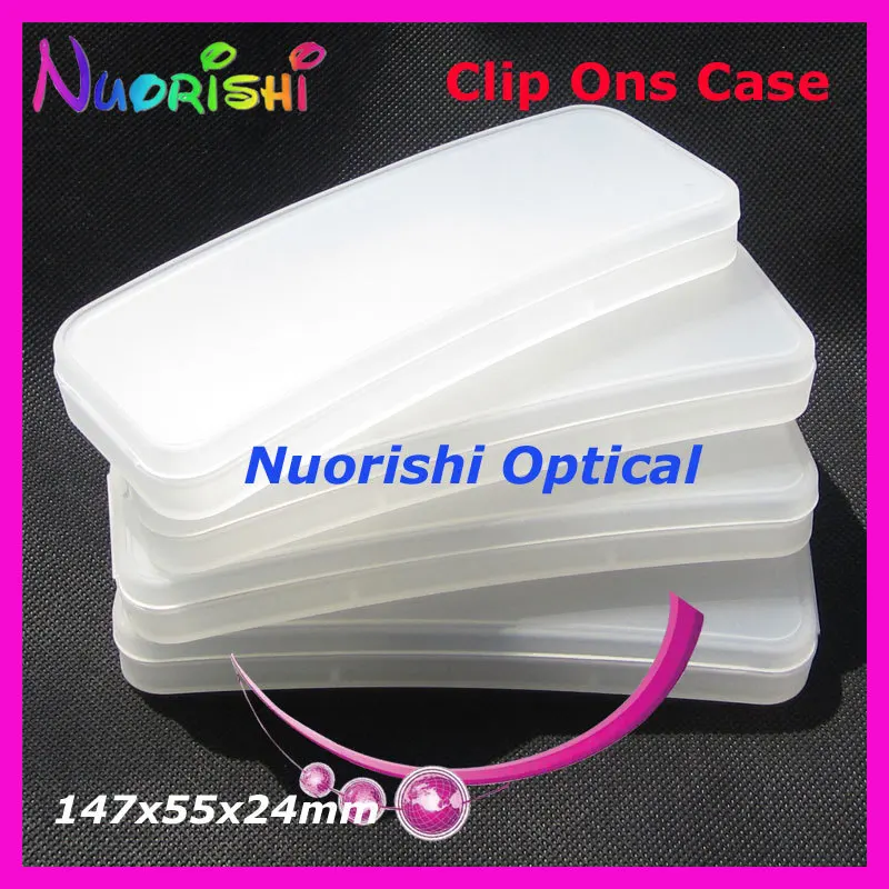 10/20pcs Clip On Case Sunglasses Polarized Clip On Plastic Hard Case 147x55x24mm Free Shipping